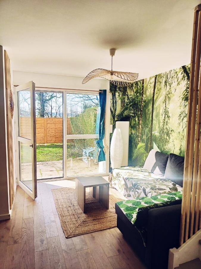 Апартаменты Beau Duplex Familial Avec Jardin Cloture Дувен Экстерьер фото