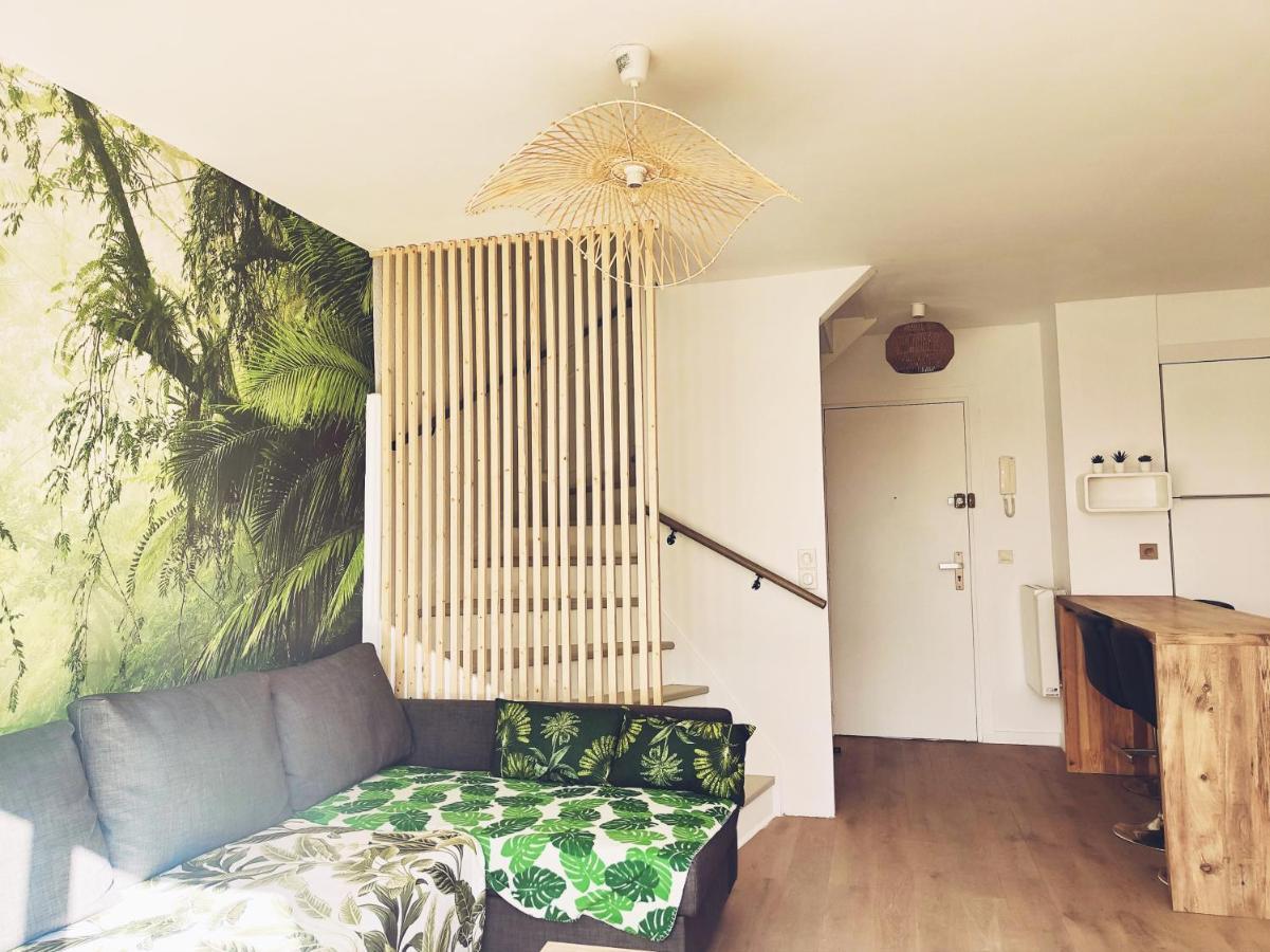 Апартаменты Beau Duplex Familial Avec Jardin Cloture Дувен Экстерьер фото